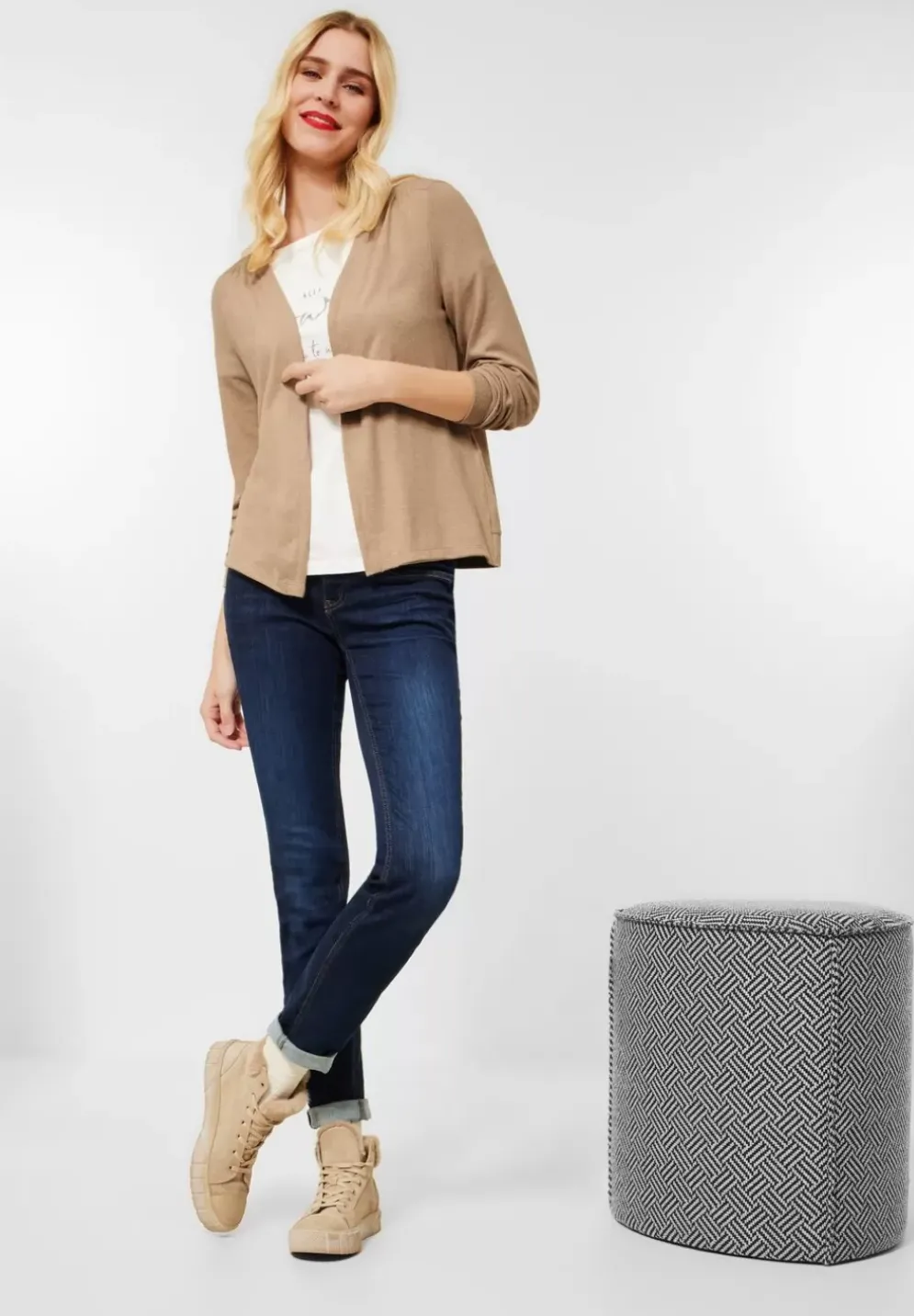 Softe Shirtjacke In Melange
