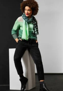 Softer Pullover Mit Streifen