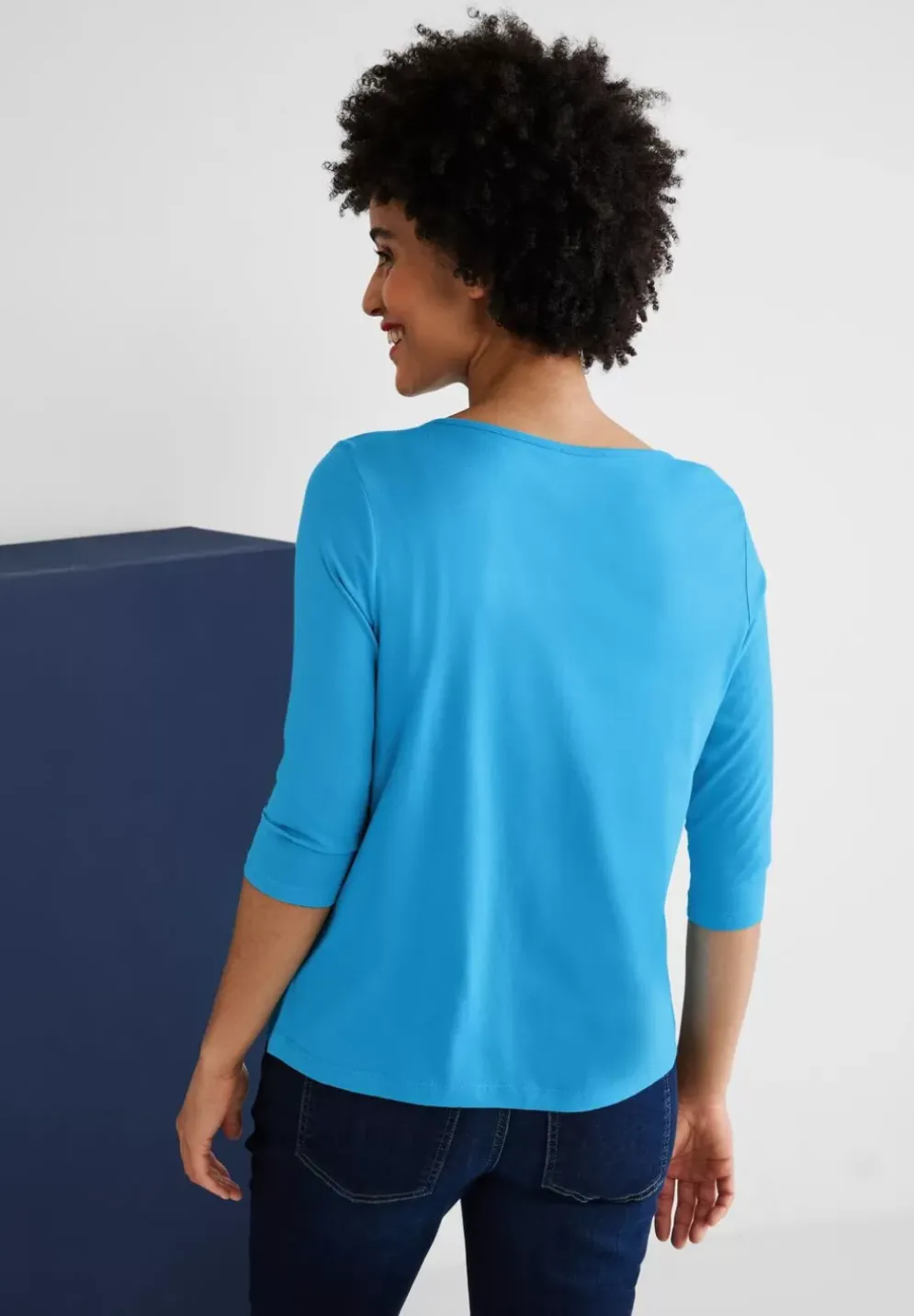 Softes Shirt In Unifarbe