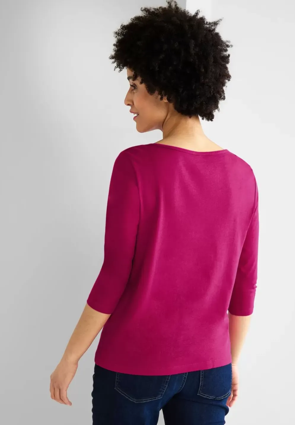 Softes Shirt In Unifarbe