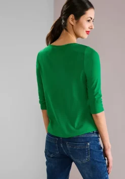 Softes Shirt In Unifarbe