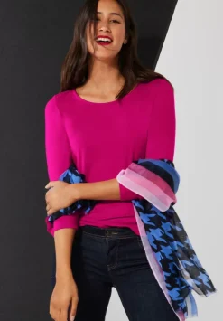 Softes Shirt Mit Rundhals