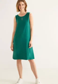 Sommerkleid In Unifarbe