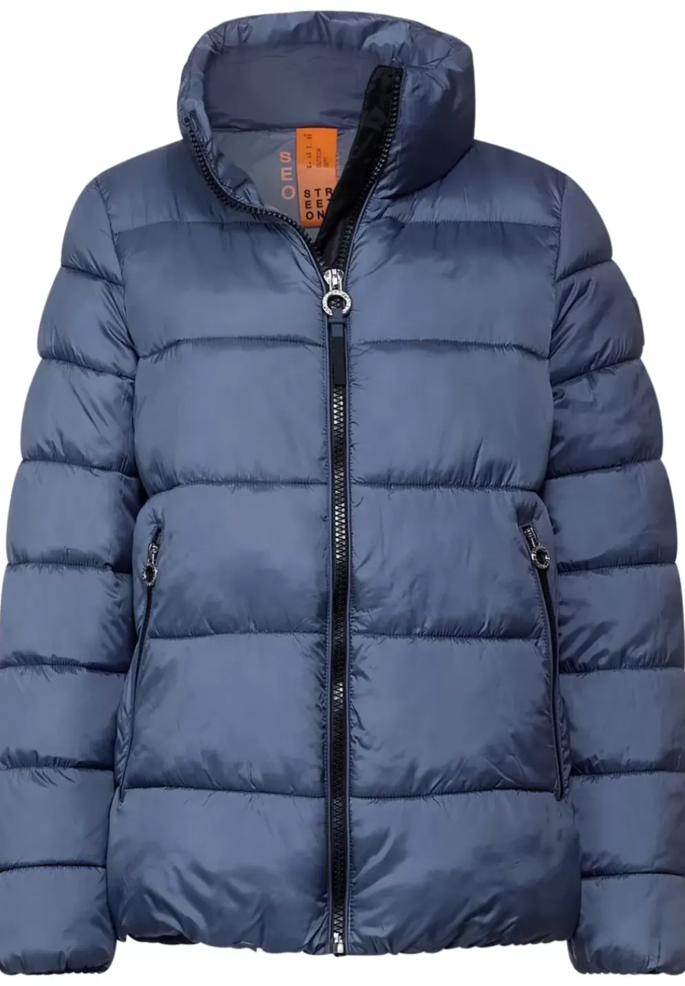 Steppjacke Mit Hohem Kragen