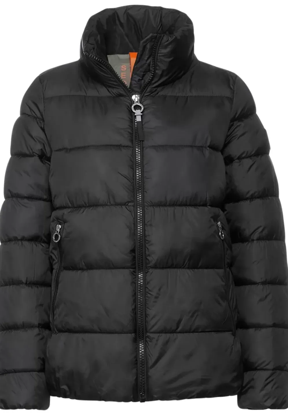 Steppjacke Mit Hohem Kragen