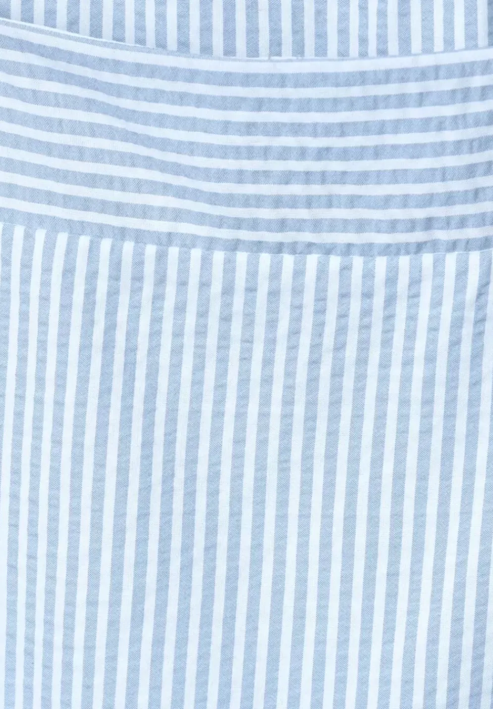 Streifenbluse In Seersucker