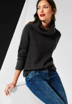 Strick Rollkragenpullover