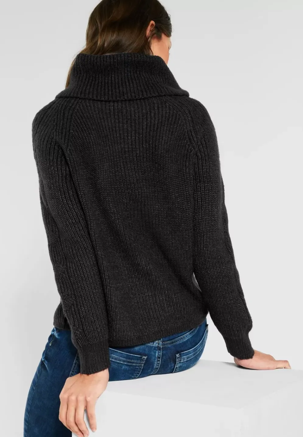 Strick Rollkragenpullover
