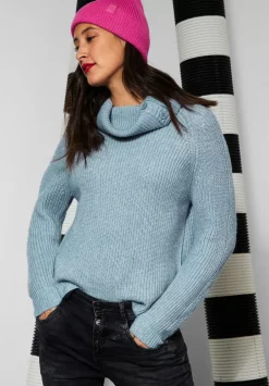Strick Rollkragenpullover