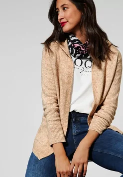 Strickcardigan Mit Kapuze
