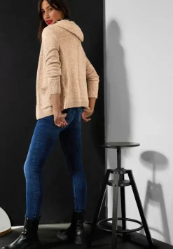Strickcardigan Mit Kapuze