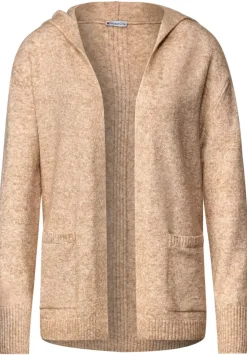 Strickcardigan Mit Kapuze
