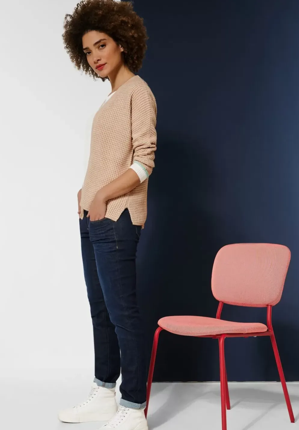 Strickjacke Mit Struktur