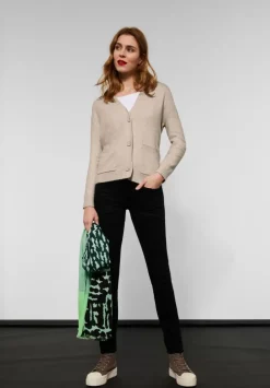 Strickjacke Mit Taschen