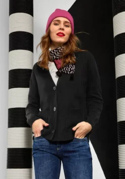 Strickjacke Mit Taschen
