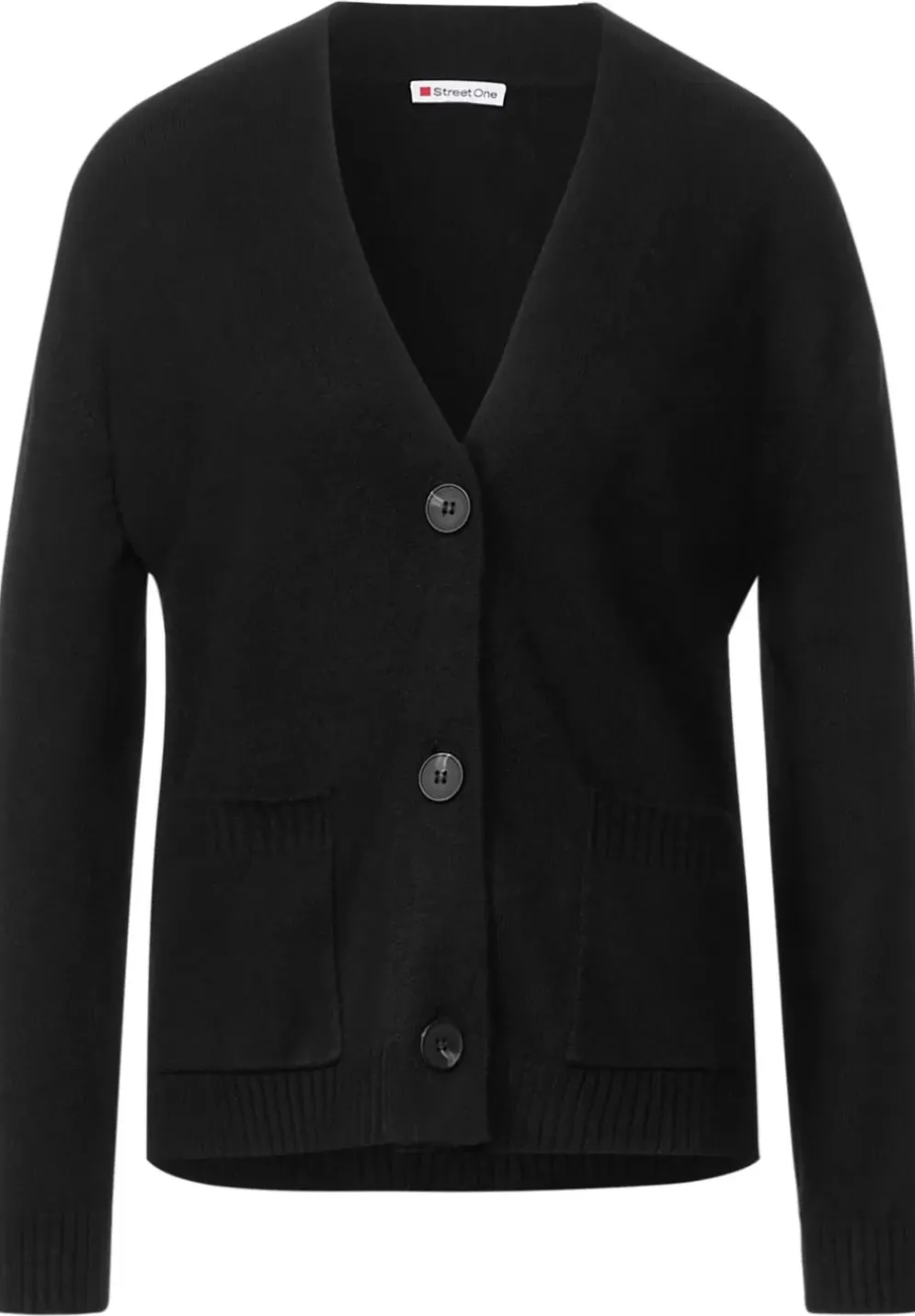 Strickjacke Mit Taschen