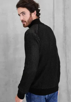 Strickjacke Mit Zipper