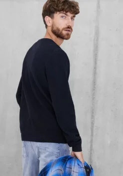 Strickpullover In Unifarbe