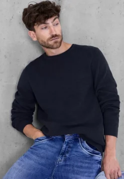 Strickpullover In Unifarbe