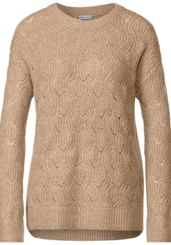 Strickpullover Mit Struktur