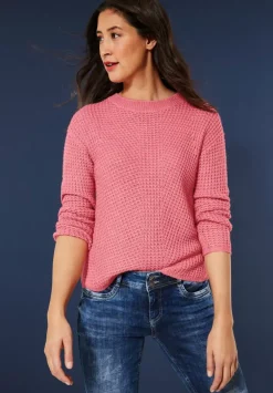 Strickpullover Mit Struktur