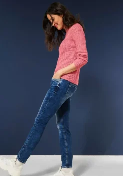 Strickpullover Mit Struktur