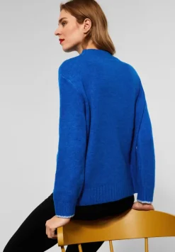 Strickpullover Mit Wording