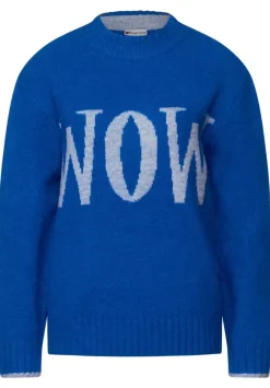 Strickpullover Mit Wording