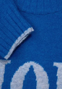 Strickpullover Mit Wording