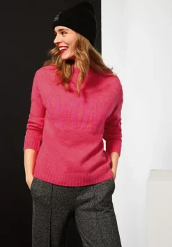 Strickpullover Mit Wording
