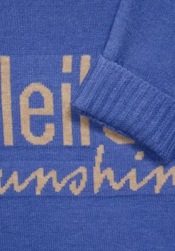Strickpullover Mit Wording