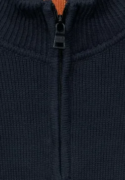 Strickpullover Mit Zipper