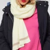Strickschal In Unifarbe