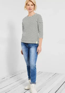 Struktur Streifen Shirt