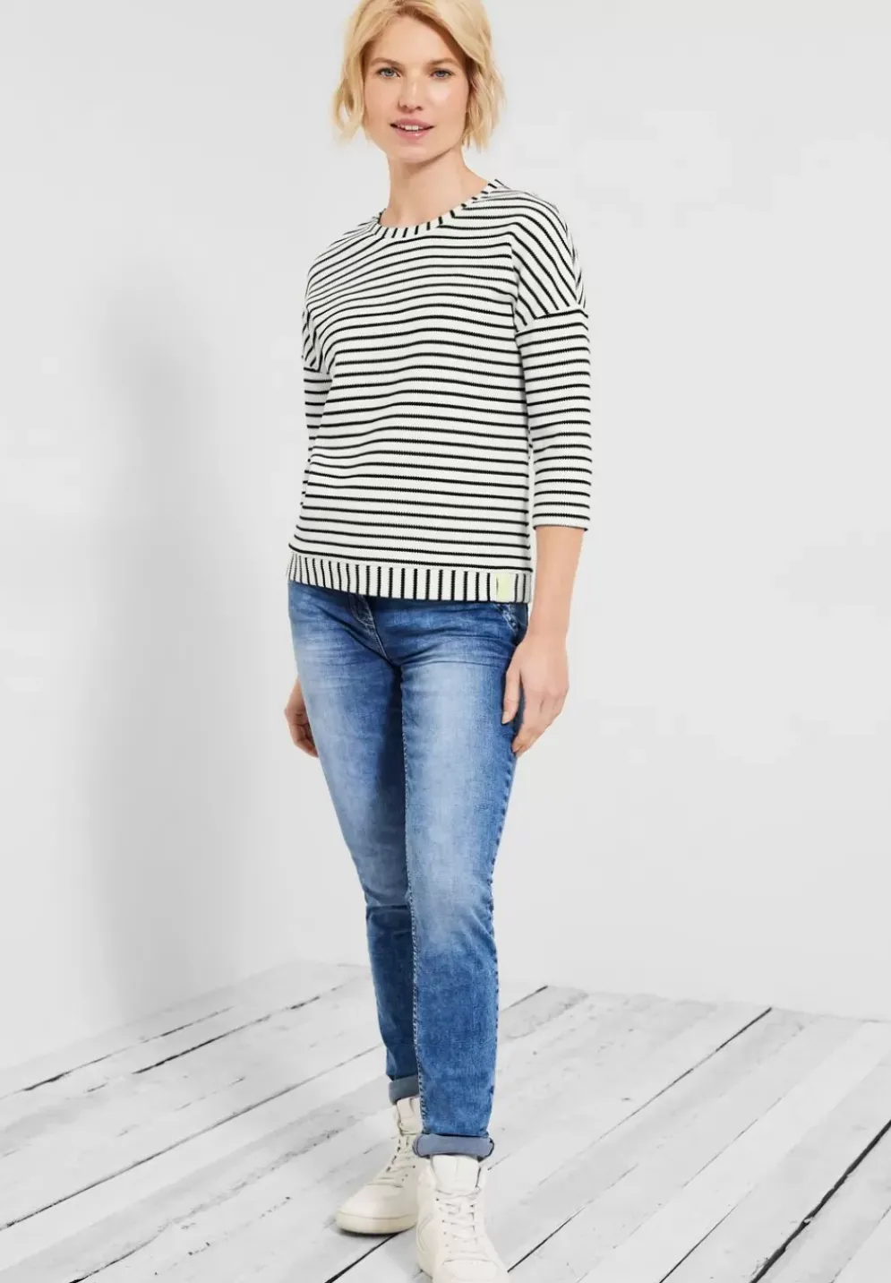 Struktur Streifen Shirt