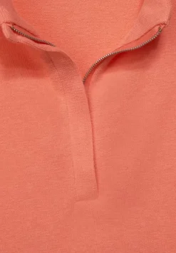 Strukturiertes Zippershirt