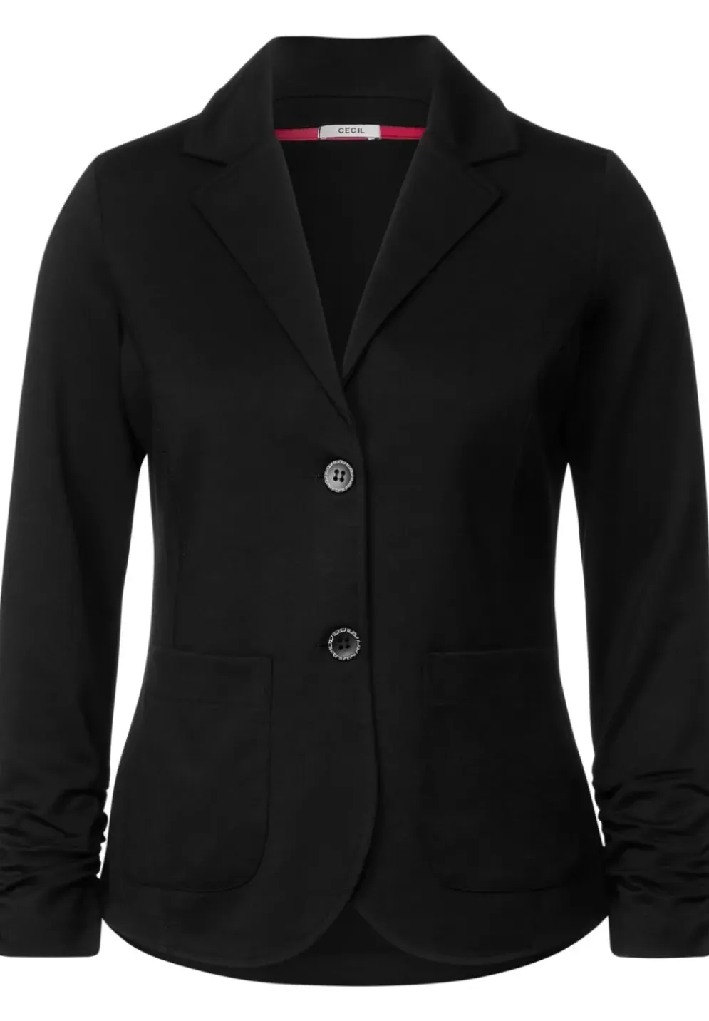 Sweatblazer Mit Raffdetails