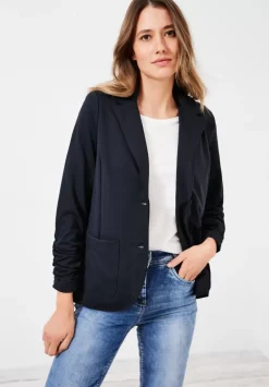 Sweatblazer Mit Raffung
