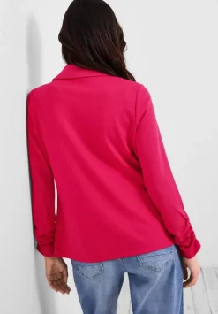 Sweatblazer Mit Raffungen