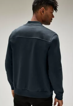 Sweatjacke Mit Stehkragen