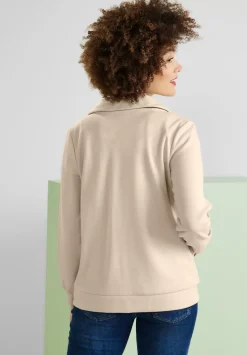 Sweatjacke Mit Stehkragen