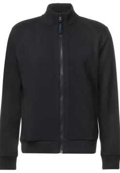 Sweatjacke Mit Troyerkragen
