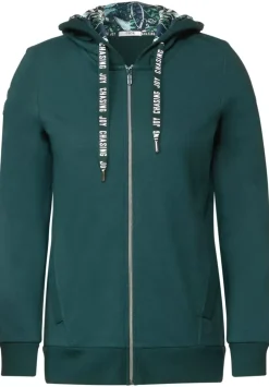Sweatjacket Mit Print