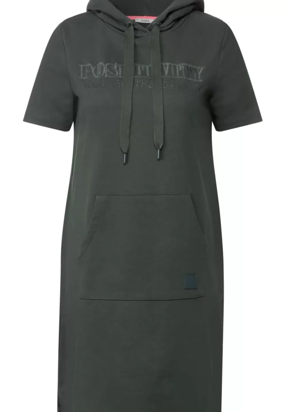 Sweatkleid Mit Stickdetails