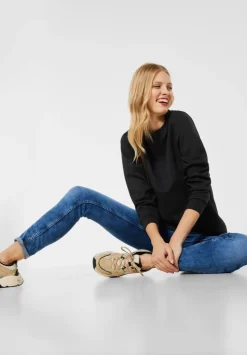 Sweatshirt In Unifarbe