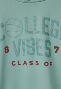 Sweatshirt Mit College Print