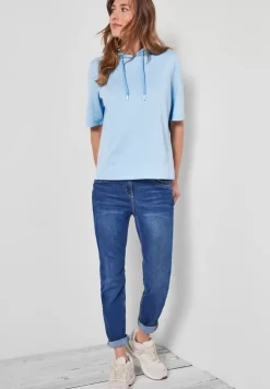 Sweatshirt Mit Halbarm