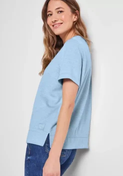 Sweatshirt Mit Halbarm