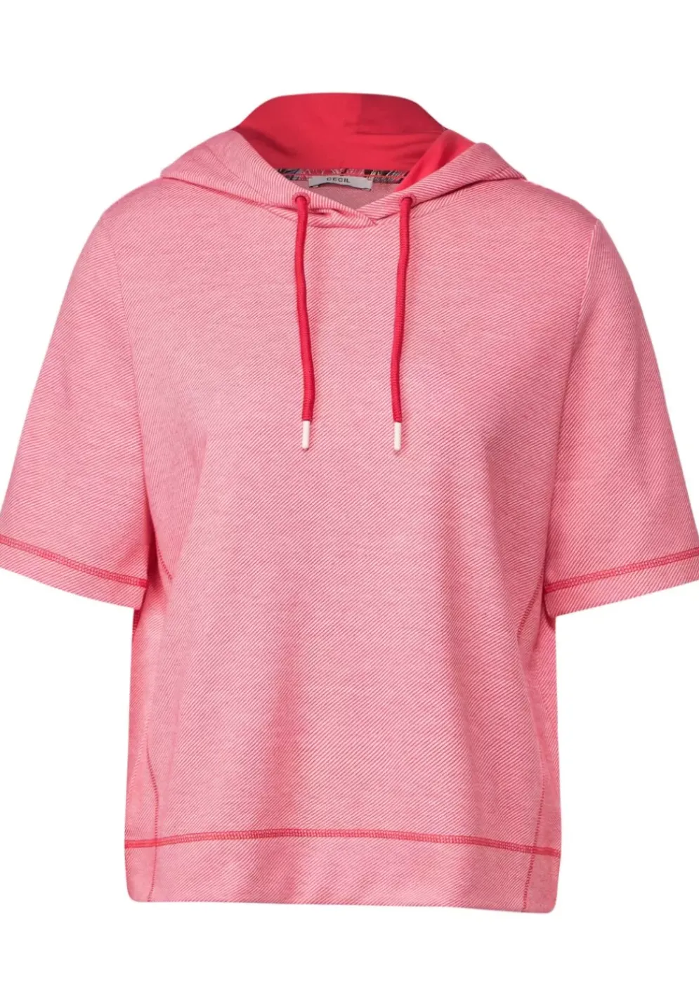 Sweatshirt Mit Halbarm