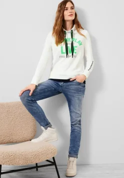 Sweatshirt Mit Wording